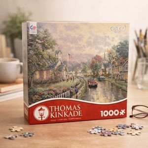 Thomas Kinkade 1000 Piece Puzzle “Morning Pledge” | Ceaco | Made in USA